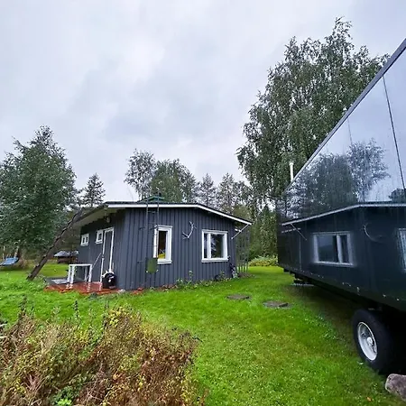 Aurora Magic Cabin With Sauna - Traditional Wooden With Sauna *