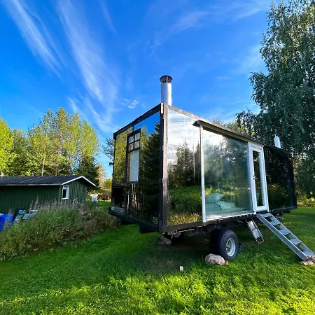 Βίλα Aurora Magic Cabin With Sauna - Traditional Wooden With Sauna *