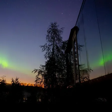 Βίλα Aurora Magic Cabin With Sauna - Traditional Wooden With Sauna *
